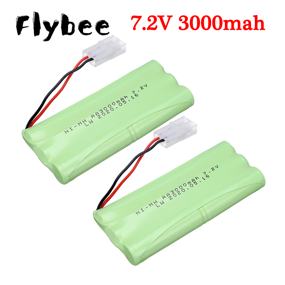 Rc Hobby Boat - 7.2v แบตเตอรี่ชาร์จ 3000mah แบตเตอรี่ NiMH สําหรับของเล่น