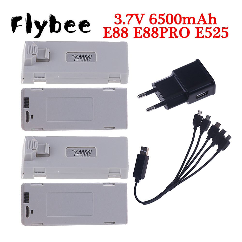 Hobby Rc Quadcopters & Multirotors - แบตเตอรี่ E88เดิม3.7V 6500mAh Lipo สำหรับ E88