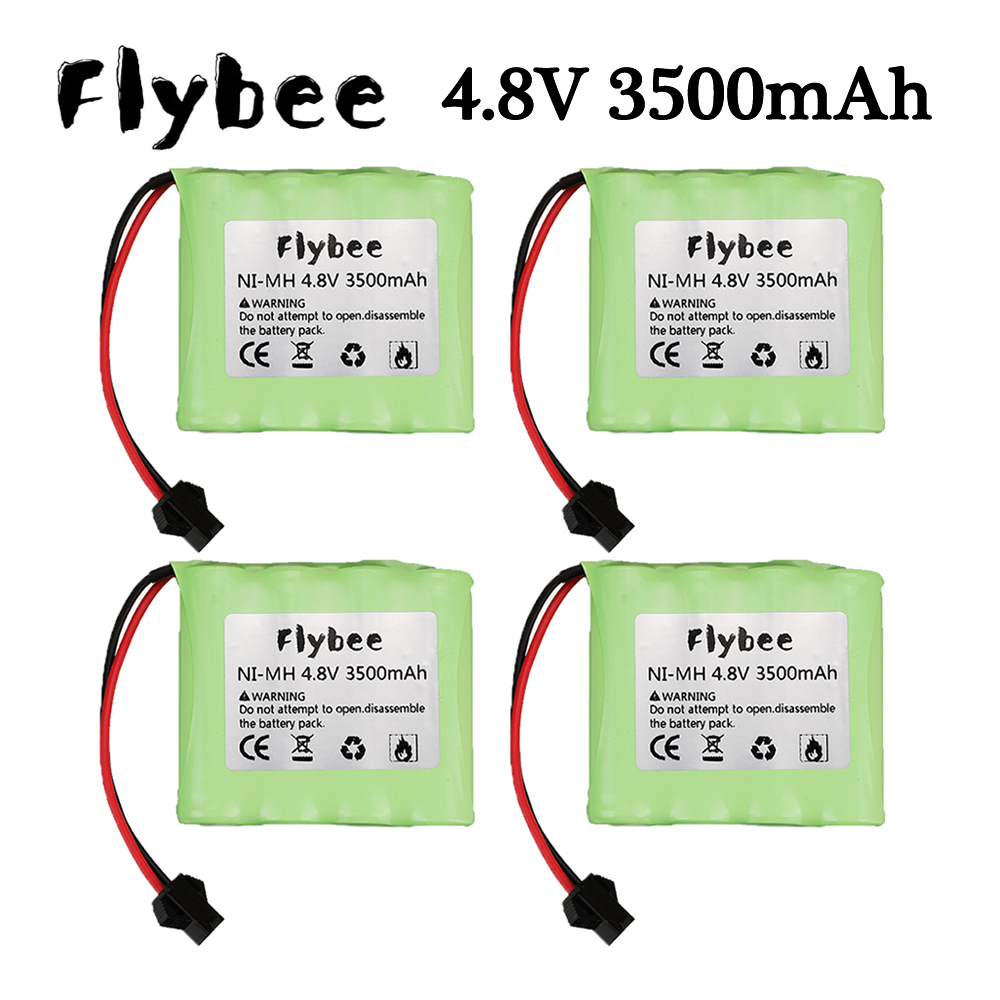 Rc Hobby Boat - แบตเตอรี่ NiMH 4.8V 3500mAh 3000mAh สำหรับของเล่น