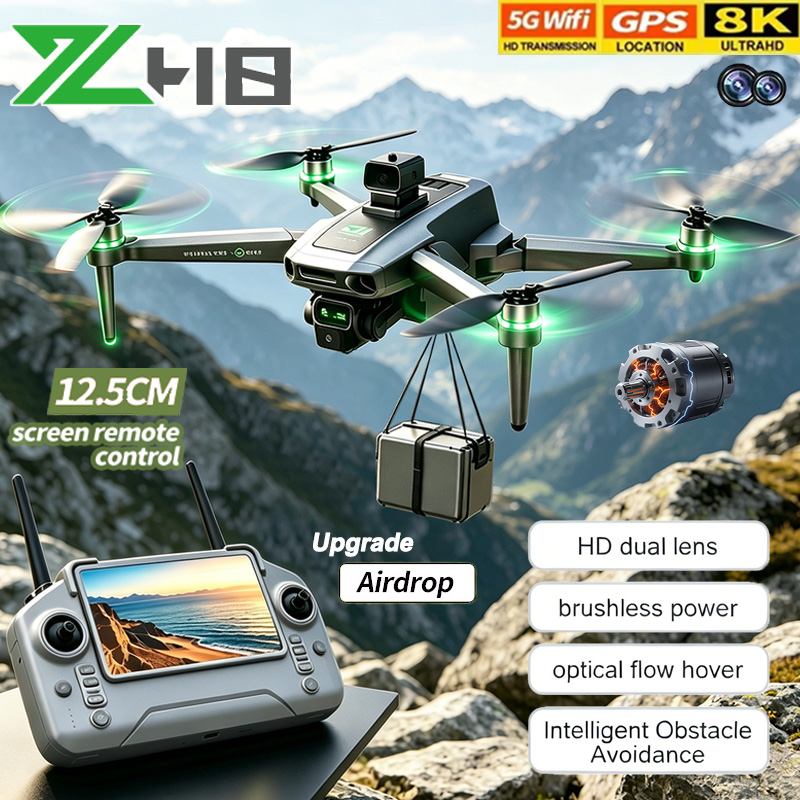 Rc Plane Hobby Zone - มินิโดรน ZH8 โดรน 8K ระดับมืออาชีพ พร้อมรีโมทคอนโทรล