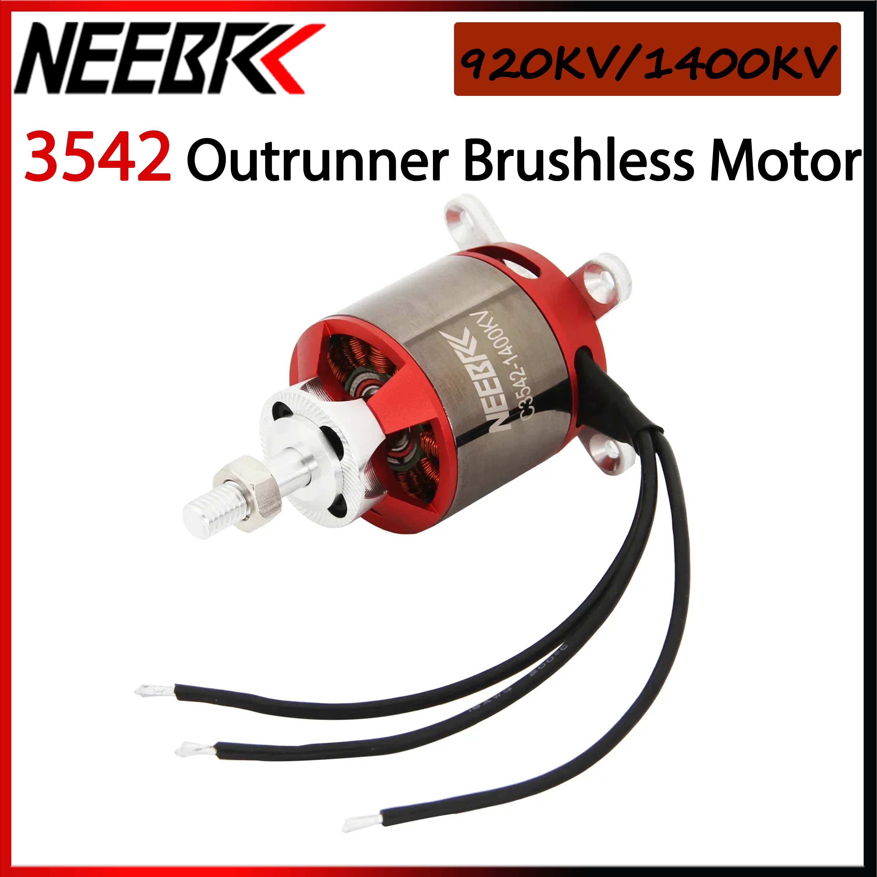 Rc Plane Hobby Zone - 1/2/4PCS 3542 920KV 1400KV Outrunner มอเตอร์ไร้แปรงสําหรับ