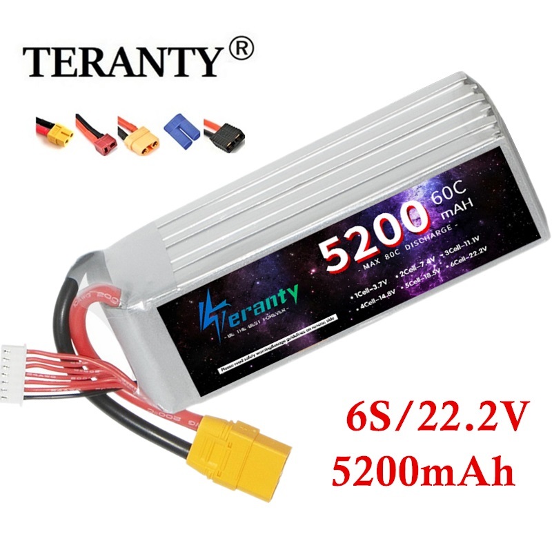 Teranty 6S 5200mAh LiPo แบตเตอ - Rc Hobby Boat บทวิจารณ์และราคา