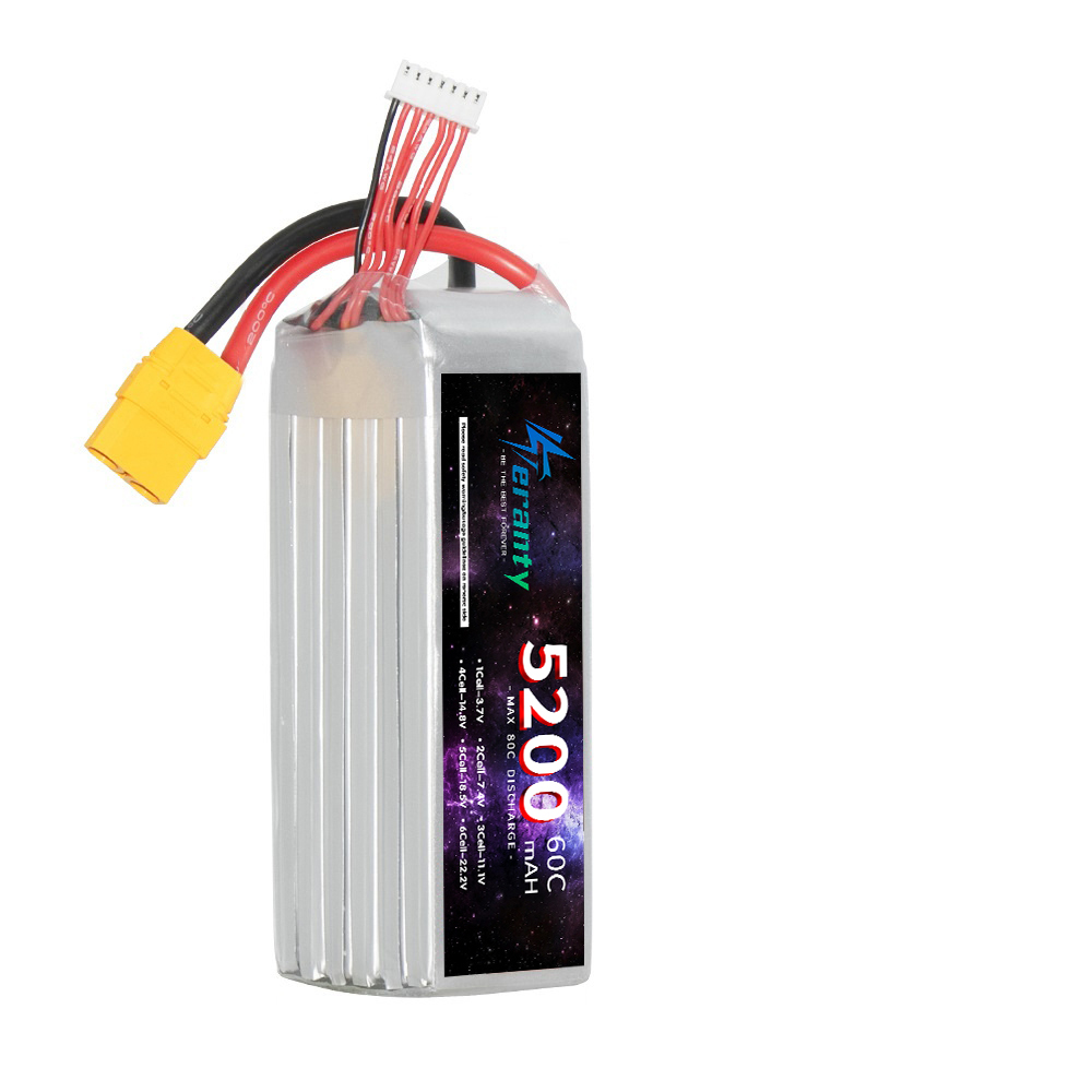 Teranty 6S 5200mAh LiPo แบตเตอ - Rc Hobby Boat บทวิจารณ์และราคา
