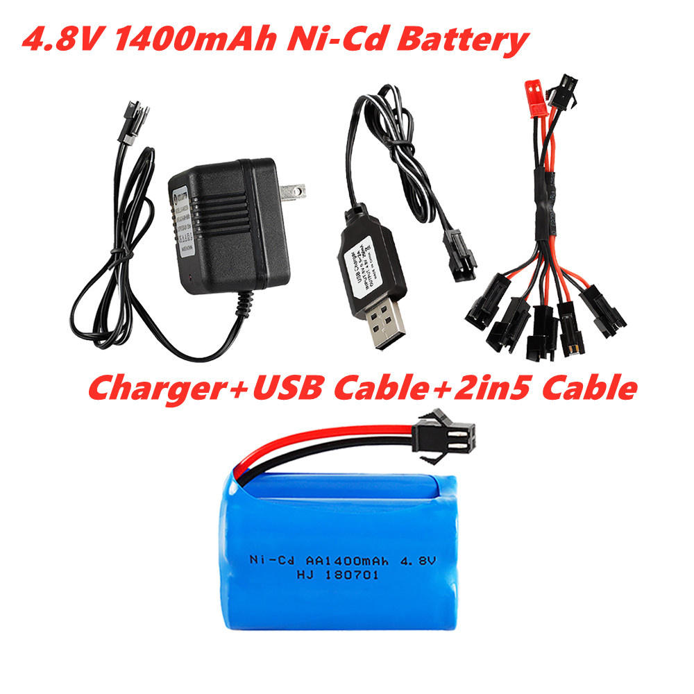 4.8v 1400mah แบตเตอรี่ Ni-Cd ส - Rc Hobby Boat บทวิจารณ์และราคา