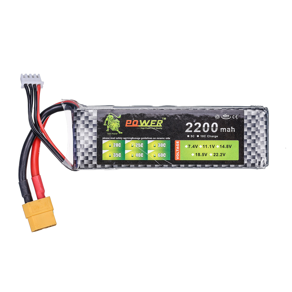 3S 11.1V 2200mAh 35C แบตเตอรี่ - Hobby Rc Quadcopters & Multirotors บทวิจารณ์และราคา